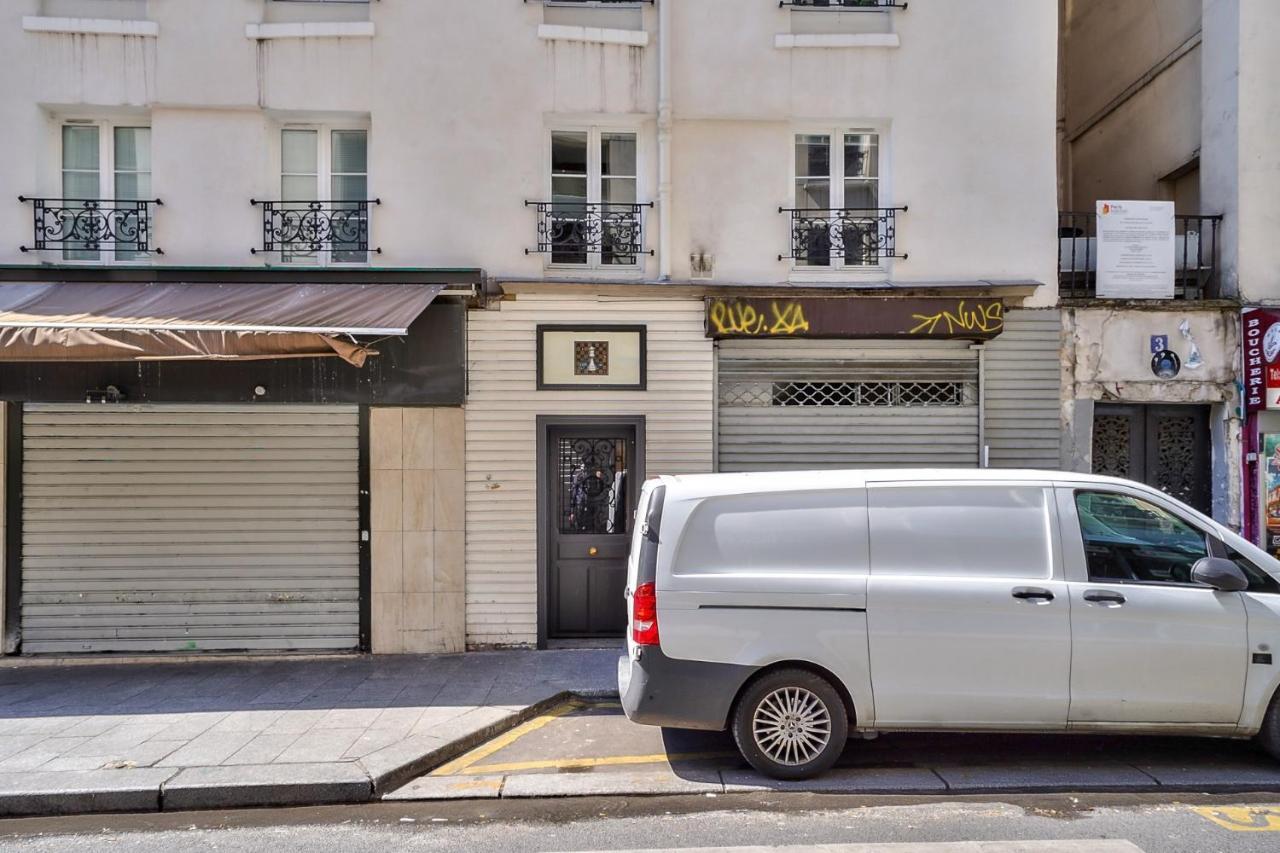 Cute And New Studio Duplex In The Heart Of Parijs Buitenkant foto
