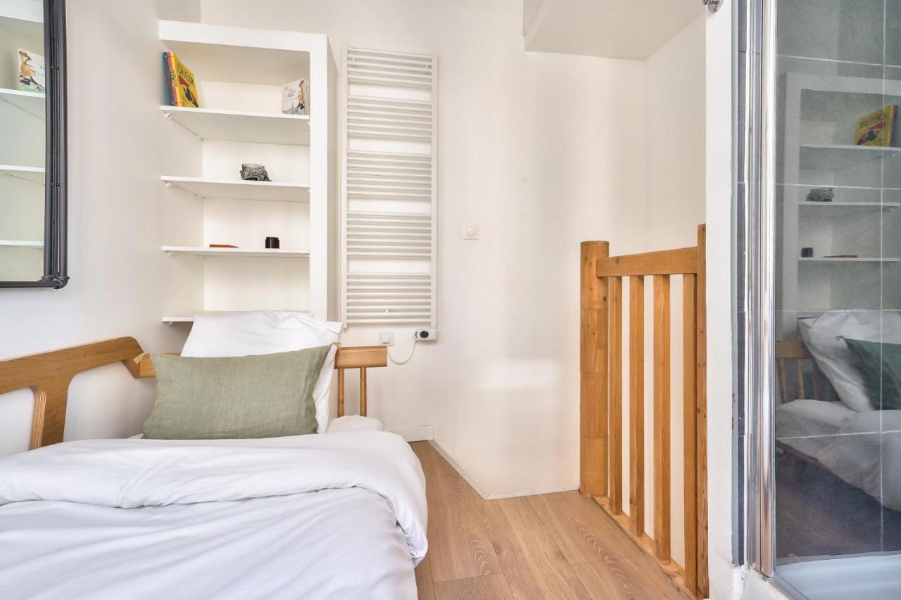 Cute And New Studio Duplex In The Heart Of Parijs Buitenkant foto